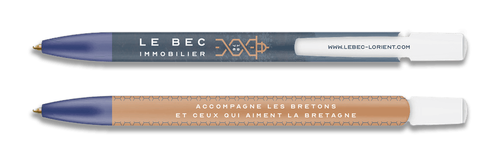 Stylo publicitaire Le Bec Immobilier