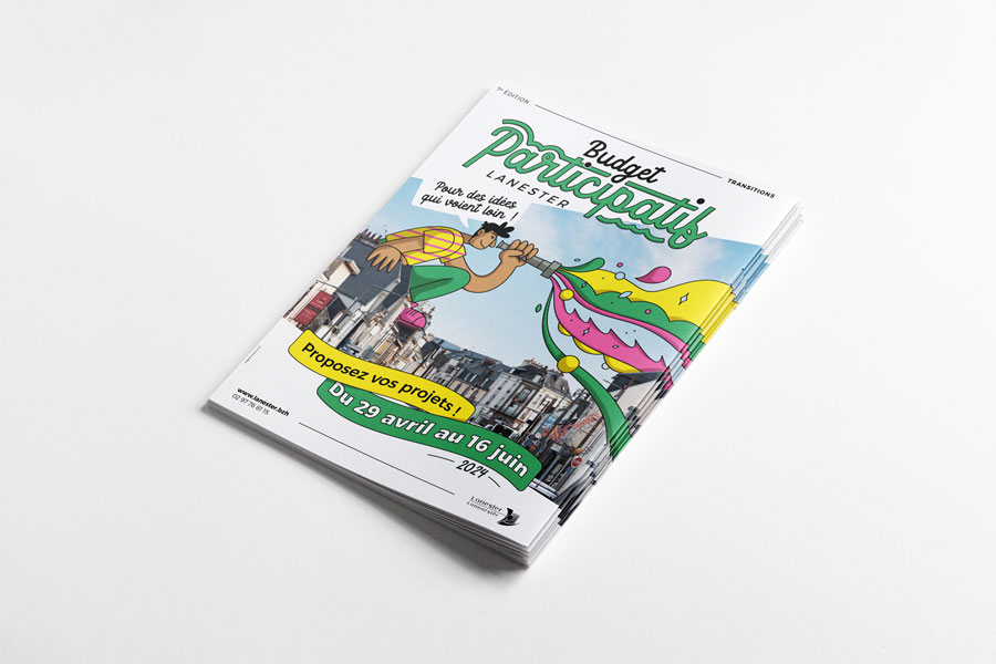 4e de couverture du magazine municipal de Lanester