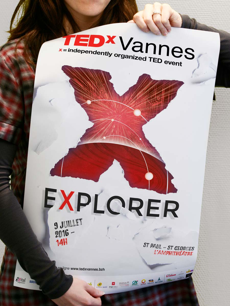 Affiche 40x60 Tedx Vannes