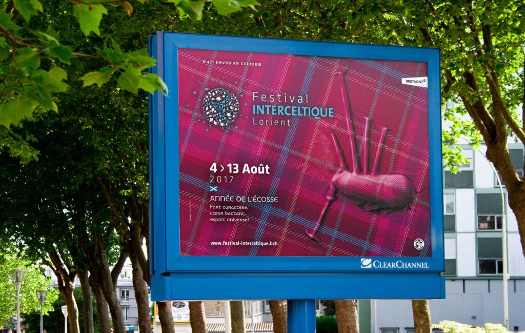 Affiche 2017 du Festival Interceltique de Lorient