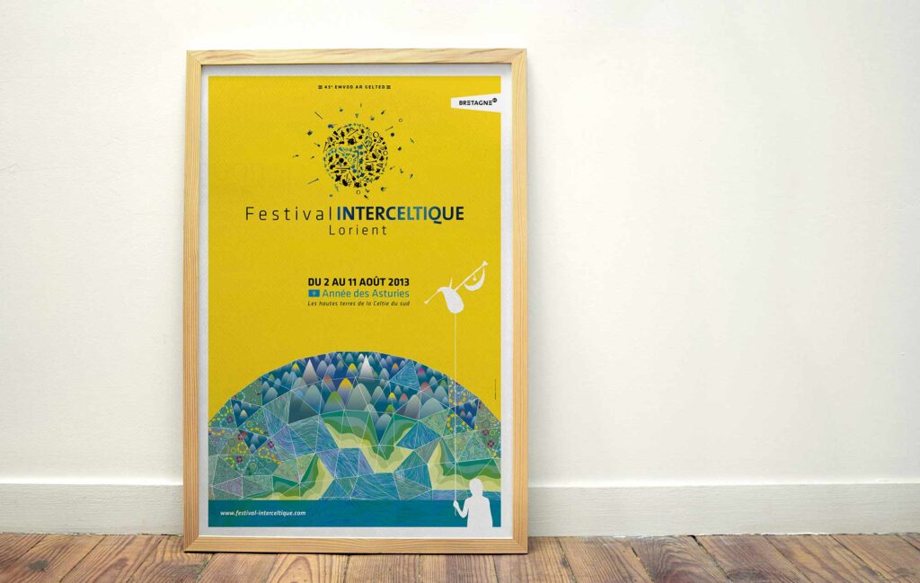 Affiche 2013 du Festival Interceltique de Lorient