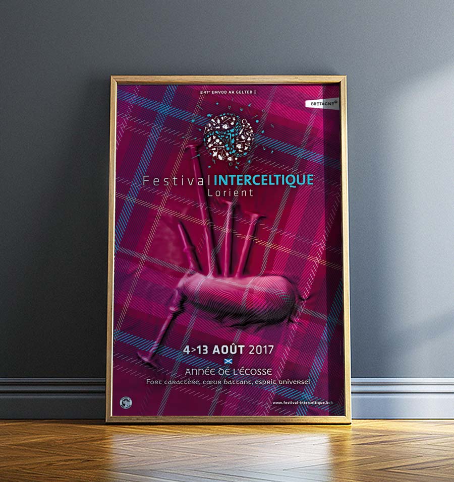 Affiche 40x60 Interceltique 2017