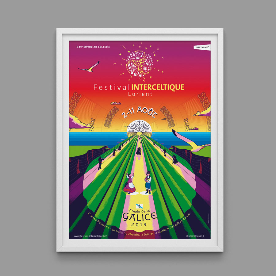 affiche Festival interceltique 2019 Galice