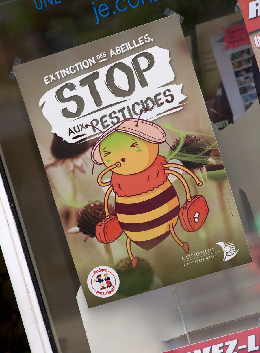 affiche-stop-pesticides-lanester-abeilles