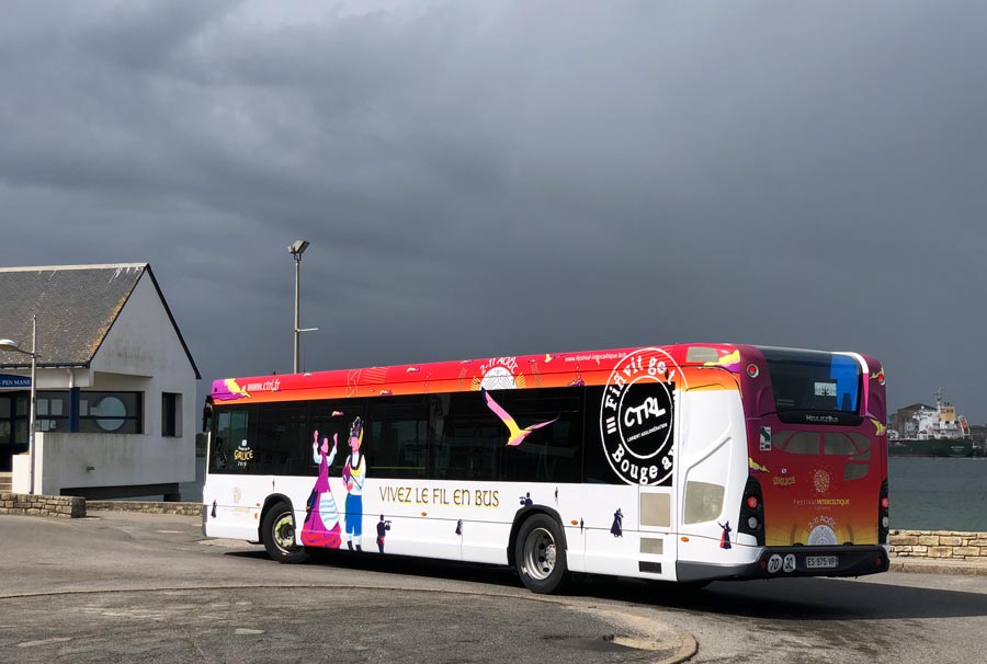 bus ctrl Festival interceltique 2019 Galice