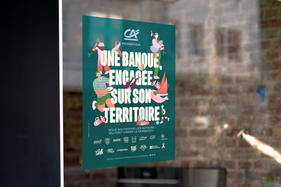 L'affiche de la campagne du Crédit Agricole