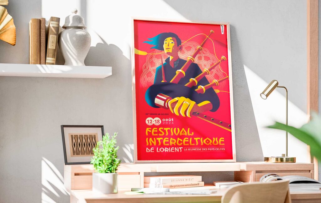 Affiche 2024 du Festival Interceltique de Lorient