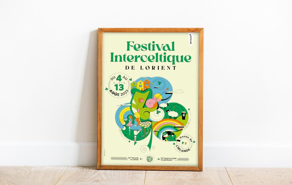 Affiche 2023 du Festival Interceltique de Lorient