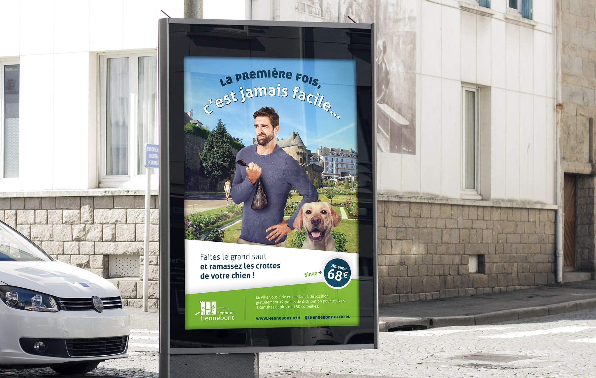 Une campagne pour la propreté urbaine pour la ville d’Hennebont