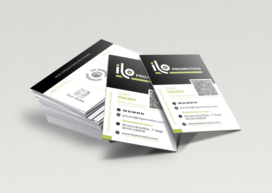 Cartes de visite Ilo Promotion