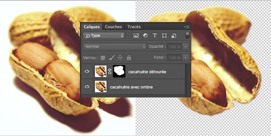 photoshop avec deux calques