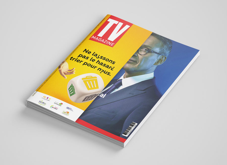 Habillage du TV Magazine pour la campagne sur le tri