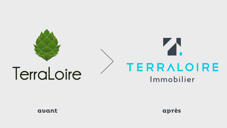 terraloire logo avant apres