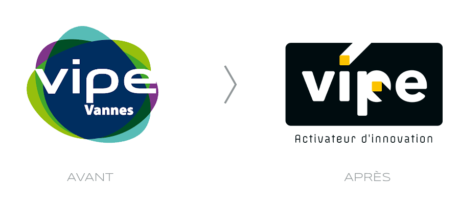 avant/après logo vipe vannes