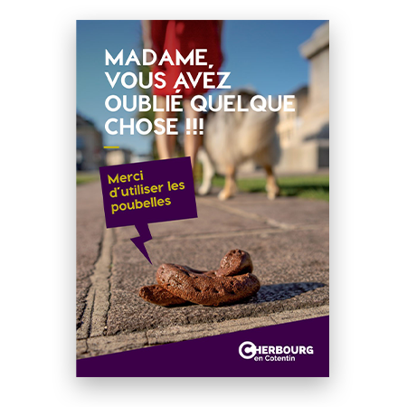 ton culpabilisateur affiche caca de chien